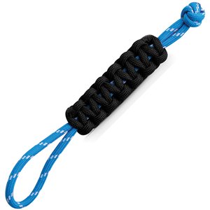 Paracord Lanyard Blue/Black