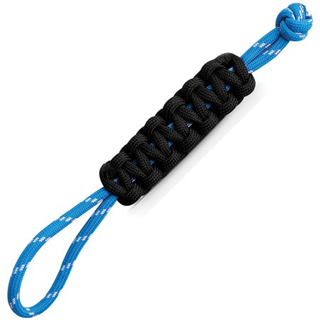 Paracord Lanyard Blue/Black