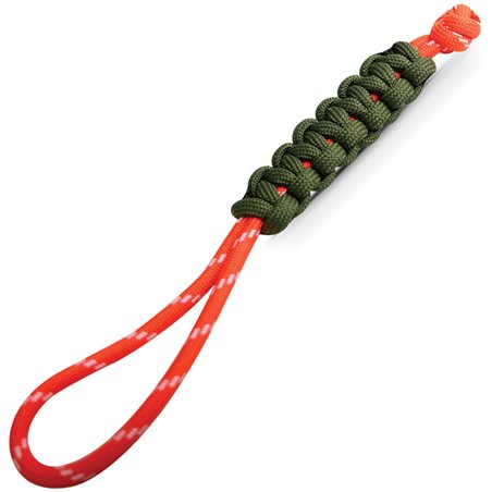 Paracord Lanyard Green/Orange