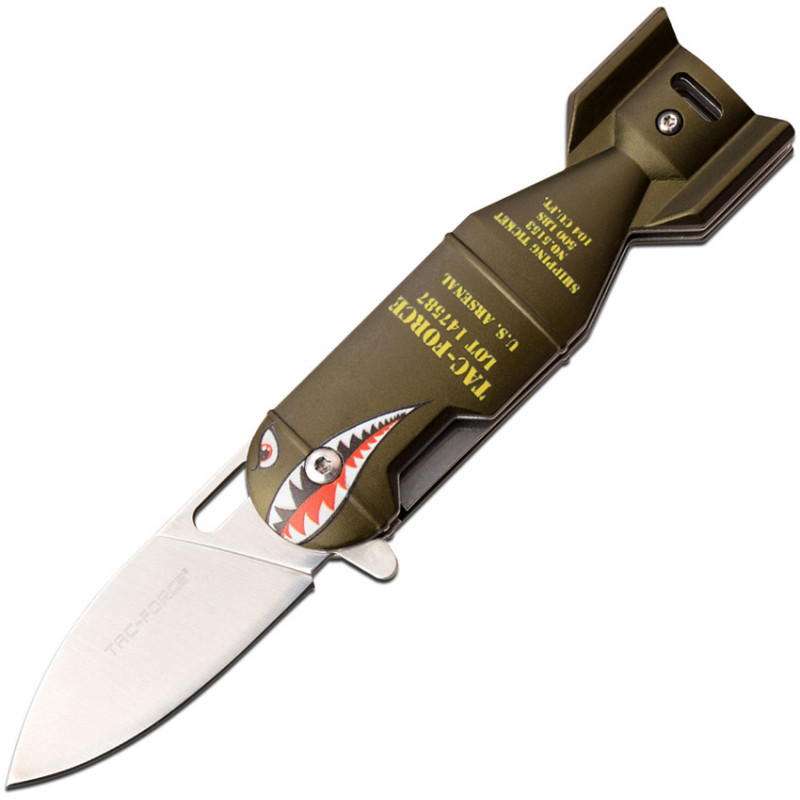 Bomb Knife Slip Joint Green