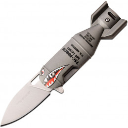 Bomb Knife Slip Joint Gray