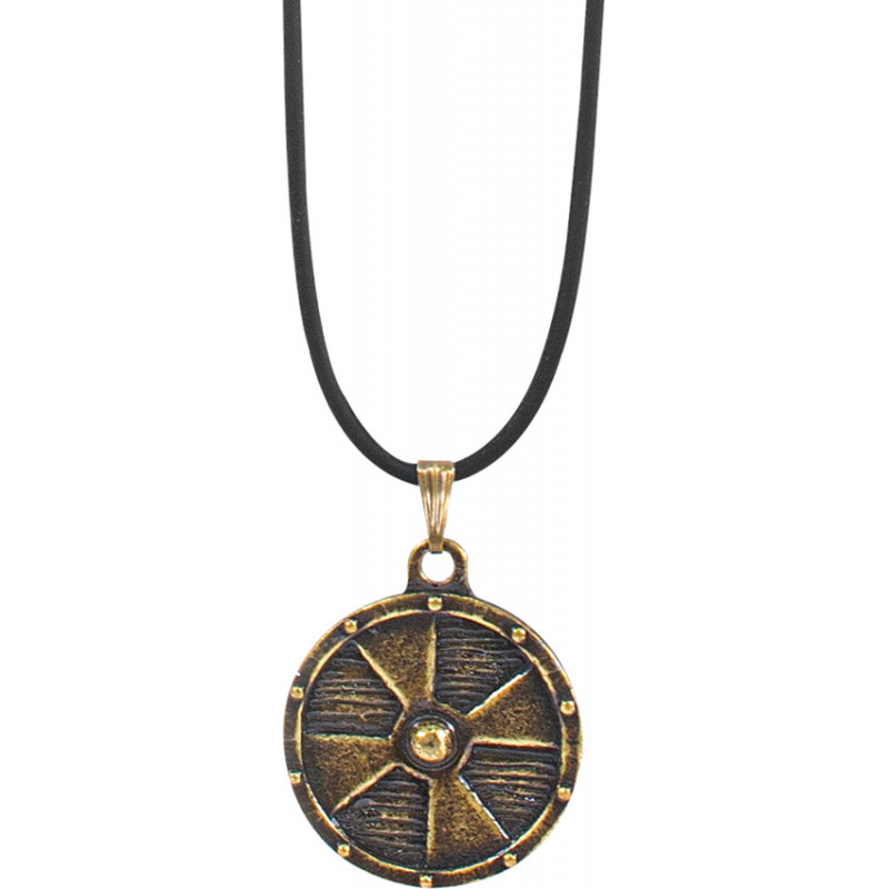 Viking Forest Shield Necklace