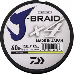 J-Braid Line 40/150 Yellow