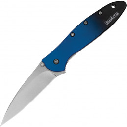 Leek Linerlock Blue Magna Cut