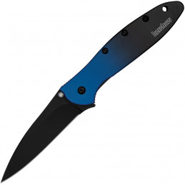 Leek Linerlock Blue Magna Cut