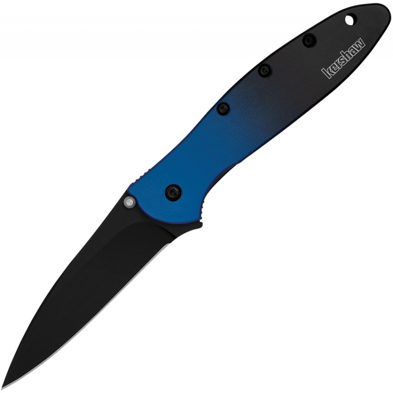 Leek Linerlock Blue Magna Cut