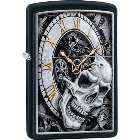 Skull Clock Design Lighter