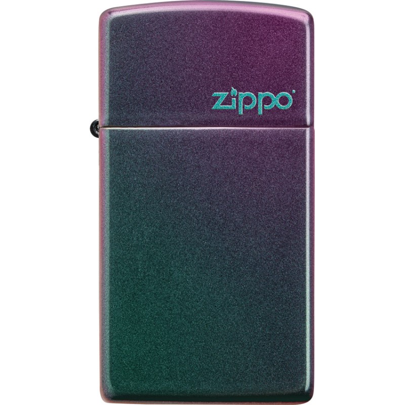 Slim Iridescent Zippo Logo