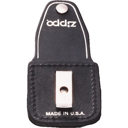 Lighter Pouch Black Leather