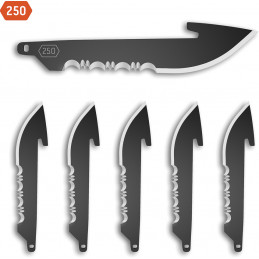 Drop Point Blade Pack 6 Blk