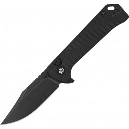 Grebe Button Lock Black G10