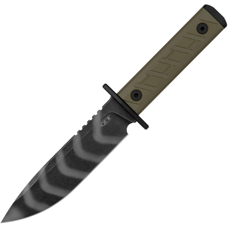 Fixed Blade G10 Olive Tiger