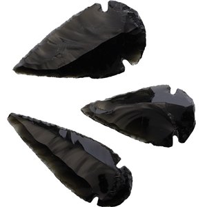Black Obsidian Arrowhead Asst