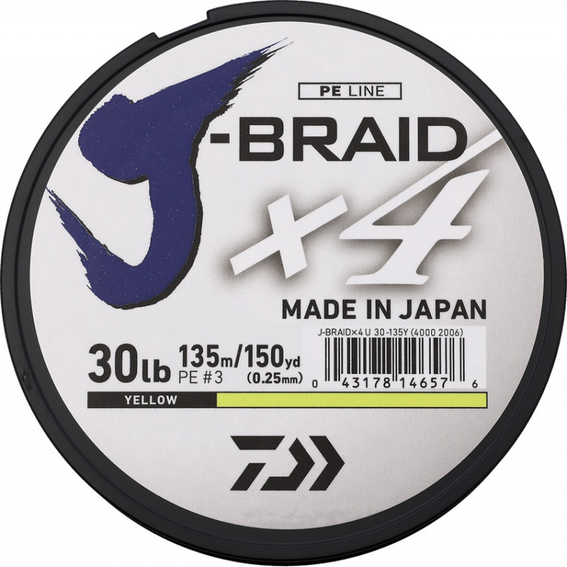 J-Braid Line 30/150 Yellow