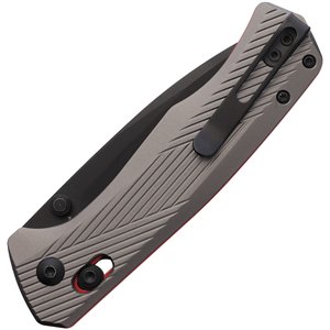 Interlace Slide Lock Gray/Red