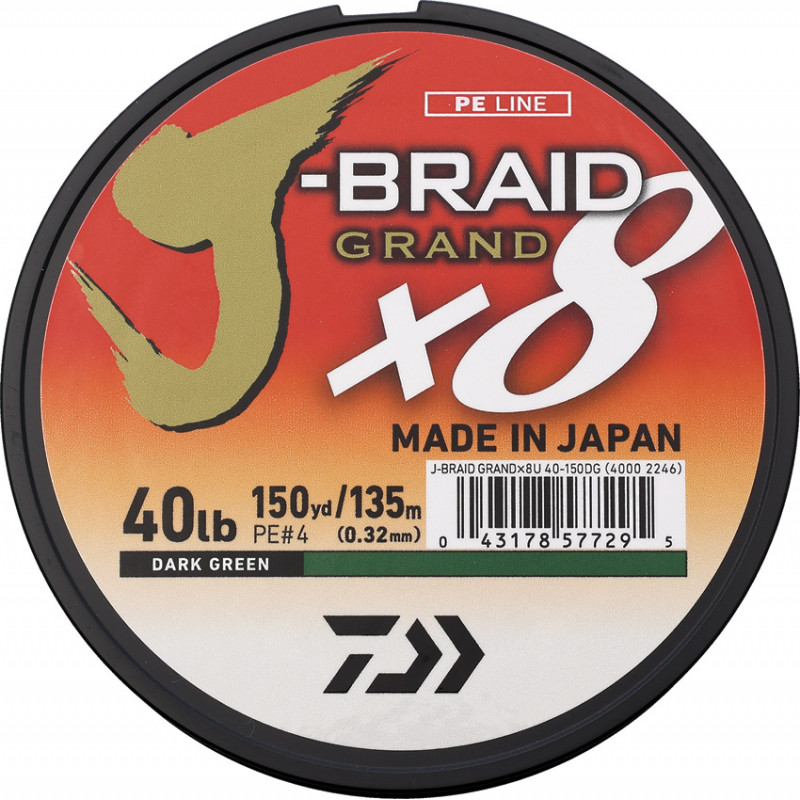 J-Braid Grand Line 40/150 Grn