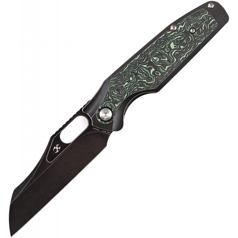 Tuckamore Framelock Green CF