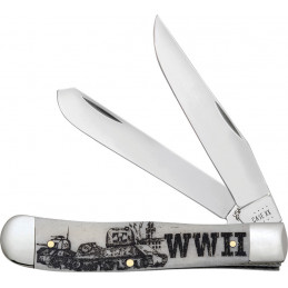 WWII Trapper Natural Bone