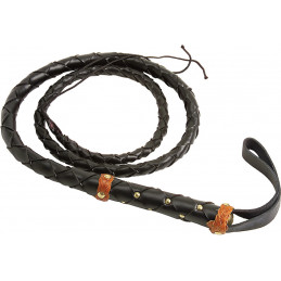 Old West Braided Rawhide Whip