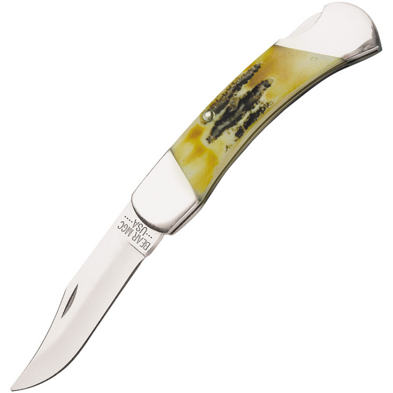 Lockback India Stag Bone