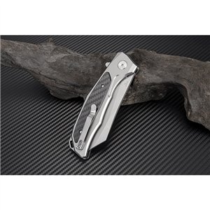 Megahawk Linerlock Gray CF D2