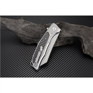 Megahawk Linerlock Gray CF D2