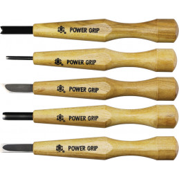 Power Grip Wood Chisel Set 5pc