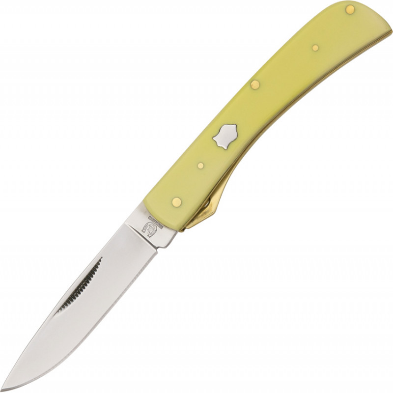 Work Knife Yellow Synthetic