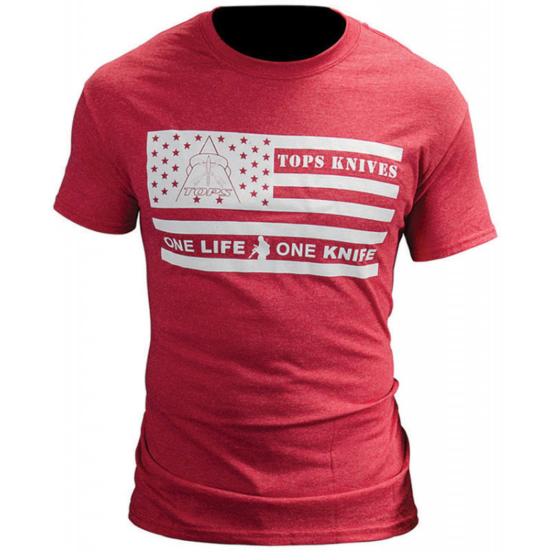 T-Shirt Flag Logo Red XXL