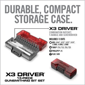 X3 Driver 13-Piece Bit Set