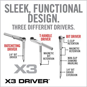 X3 Driver 52-Piece Set