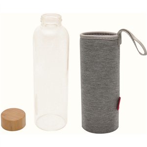 500ml Glass Bottle w/Sleeve
