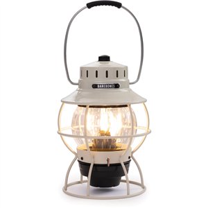 Railroad Lantern Vintage White