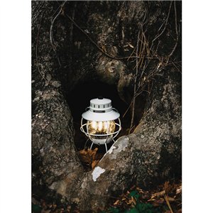 Railroad Lantern Vintage White