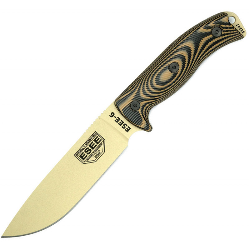 Model 6 Fixed Blade Tan