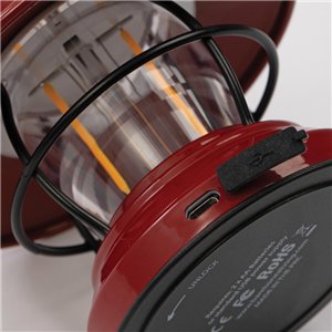 Edison Mini Lantern Red