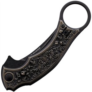 Mako Linerlock Serrated Bronze