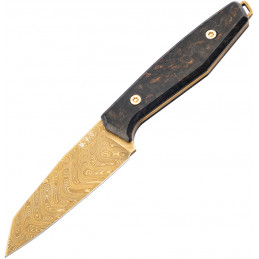 AK1 Fixed Blade Damast Gold