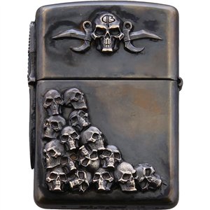 Skulls Zippo Lighter Double