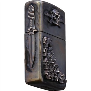 Skulls Zippo Lighter Double