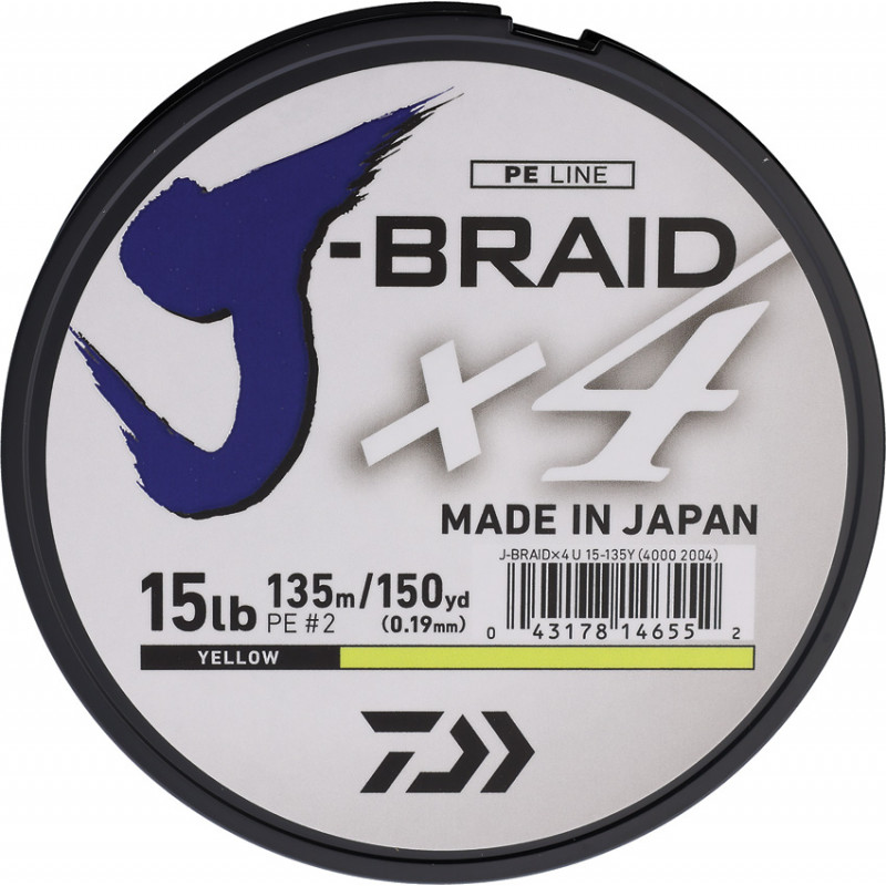 J-Braid Line 15/150 Yellow