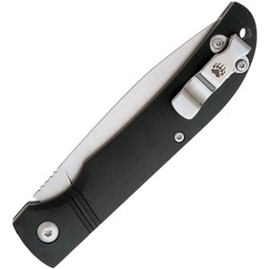 Drop Point Slip Joint Black