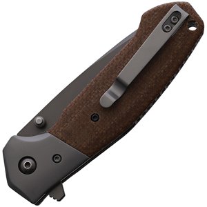 Linerlock Brown Micarta