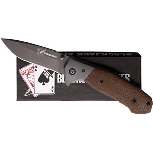 Linerlock Brown Micarta