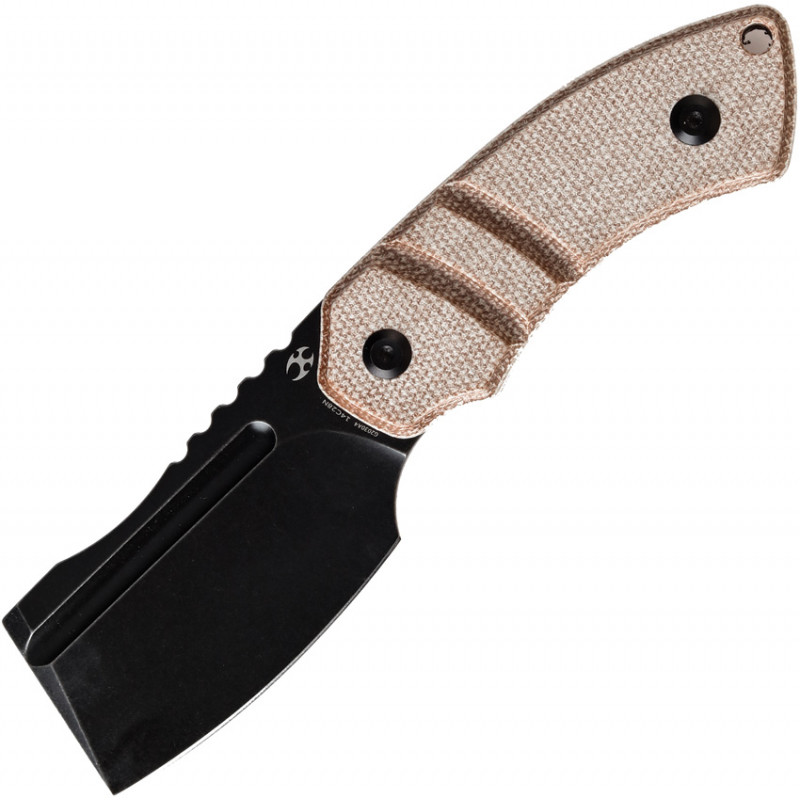 Korvid S Fixed Blade Brown Mic