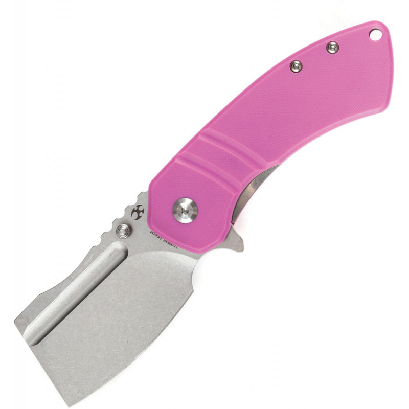 M+ Korvid Linerlock Pink G10