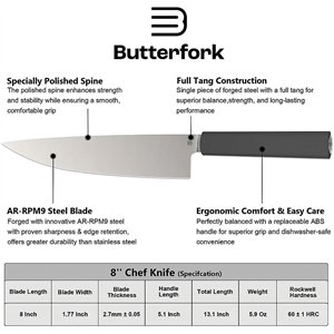 Chef's Knife Dark Gray