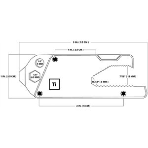 Deluxe Ti Pocket Tool