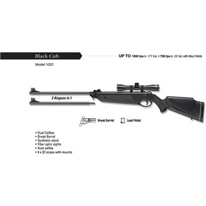 Black Cub .177/.22 Air Rifle