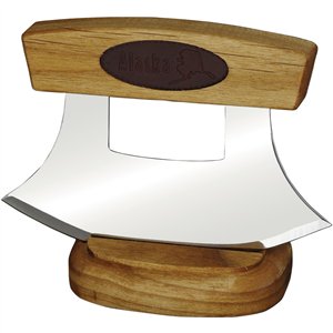 Ulu Birchwood Leather Inlay